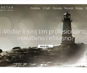 Saša Petar: novi web