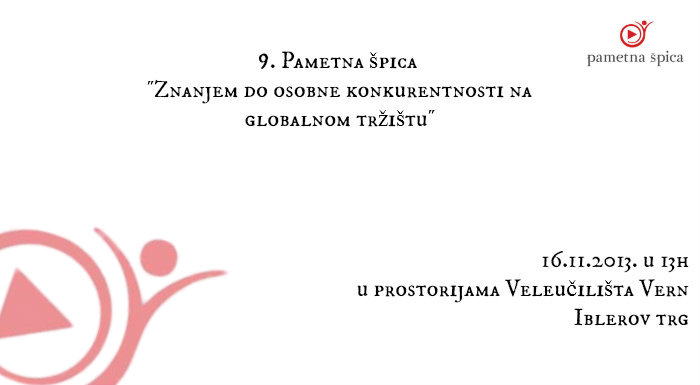 Najava 9. Pametne špice – 16.11.2013